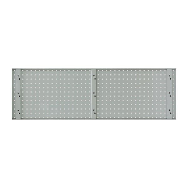 PROREGAL Lochplatte BxH 148,2 x 45,6 cm Lichtgrau
