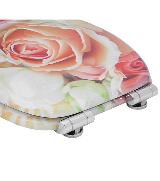 WC-Sitz mit Absenkautomatik Rosa Rose