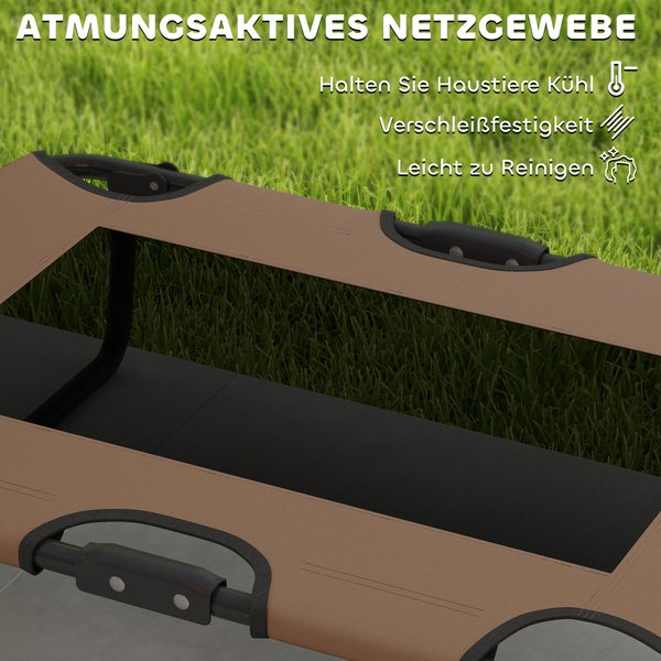 Haustierbett mit atmungsaktivem Netzgewebe