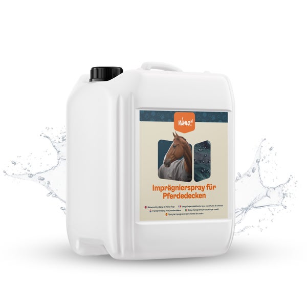 nimo® Imprägnierspray für Pferdedecken • Versiegelung zum Schutz gegen Nässe und Schmutz