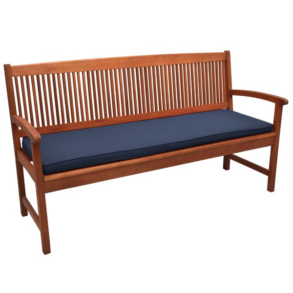 Beautissu Loft BK Bankauflage 180x48x5cm Dunkelblau