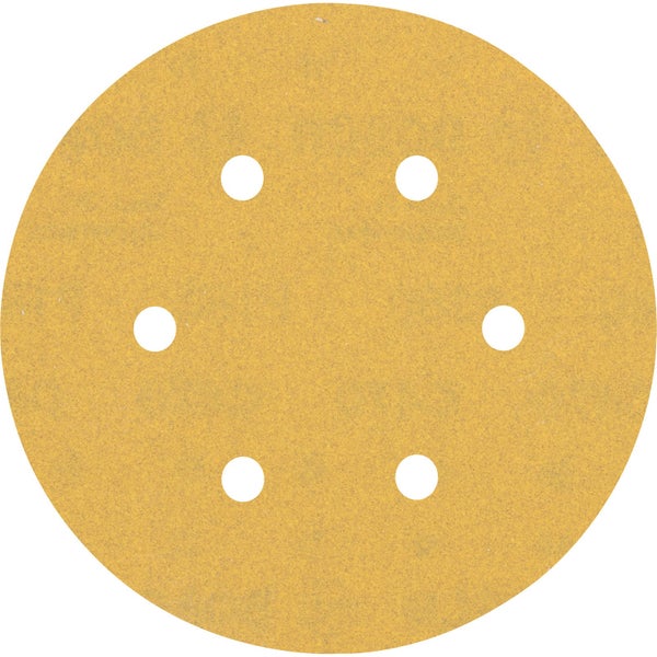 Schleifscheibe mit Löchern zur Staubabsaugung
