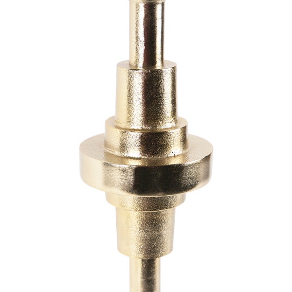 Art Deco Tischlampe Gold ohne Schirm - Diverso