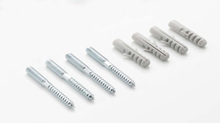 NMC Befestigungsschellen für Aeroline, Montagematerial - Stockschrauben, Ovalschellen, Dübel, DN 20/DN25 PRO, Edelstahl, Größe 3