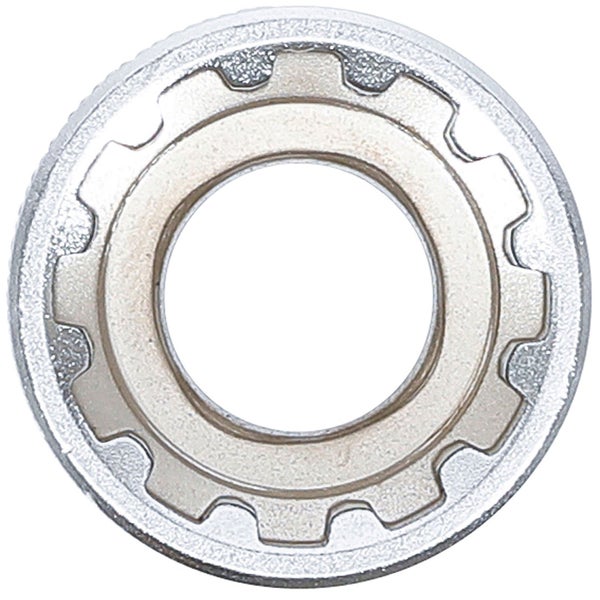 BGS Steckschlüssel-Einsatz Gear Lock Antrieb Innenvierkant 12,5 mm (1/2) SW 18 mm - 10218