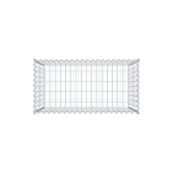 Gabione 100 cm x 70 cm x 50 cm (L x H x T), Maschenweite 5 cm x 10 cm, Spirale