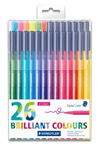 STAEDTLER Fasermaler triplus® color 26er Set