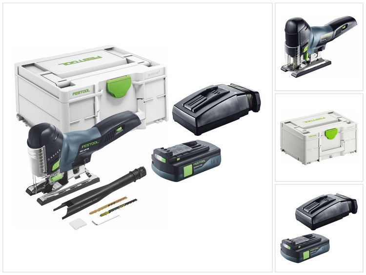 Festool CARVEX PSC 420-Basic Akku Pendelstichsäge 18 V 120 mm Brushless + 1x Akku 3,0 Ah + Ladegerät + Systainer