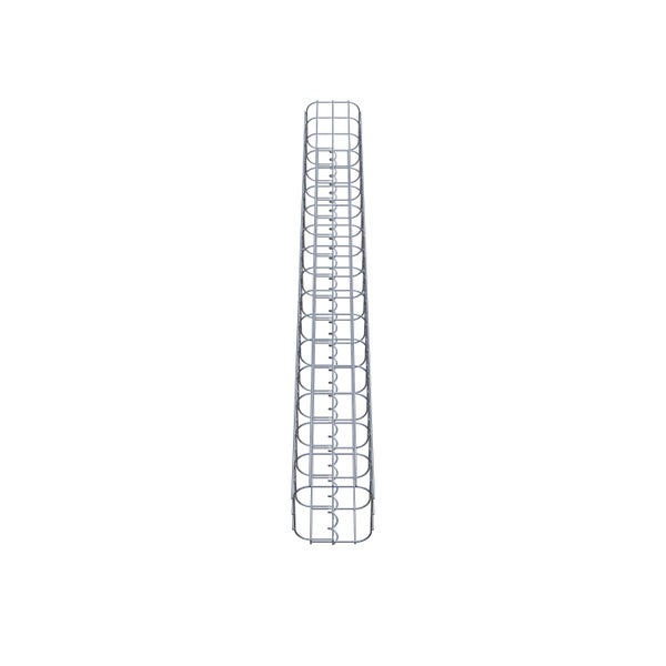 Gabionensäule 17 x 17 cm, MW 5 x 10 cm eckig - Höhe: 1,70 m