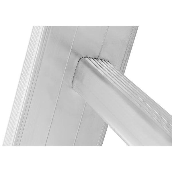 Detailansicht einer Aluminiumleiter