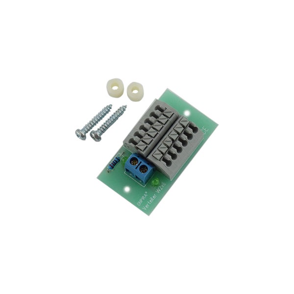 ONPIRA Verteiler W2x6 Modul mit Anschlussklemmen, zwei Schrauben und zwei Distanzringen für elektrische Installationen