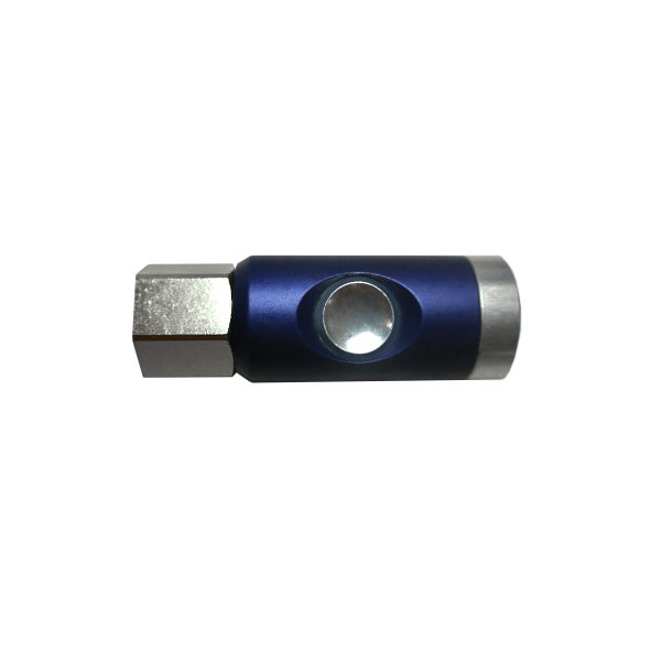 FAIRAIR Sicherheitskupplung SSK-7,4-3/8I, G 3/8 Innengewinde drehbar NW 7,4, eloxiert, FA60015