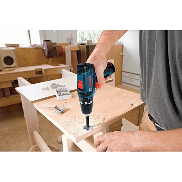 Bosch Akku-Bohrschrauber GSR 12V-15 / 2x 4,0 Ah Akku + Ladegerät inkl. Zubehör-Set 39tlg. im Softbag - 0615990HV1