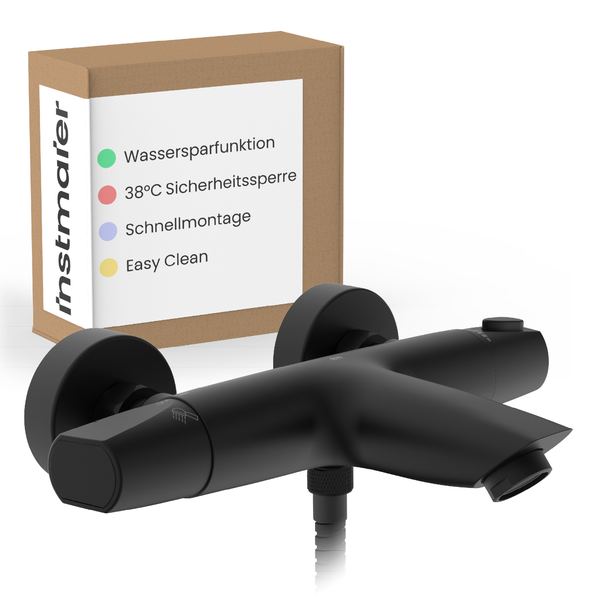 Instmaier Armatur mit Wassersparfunktion und Temperaturbegrenzung im Karton