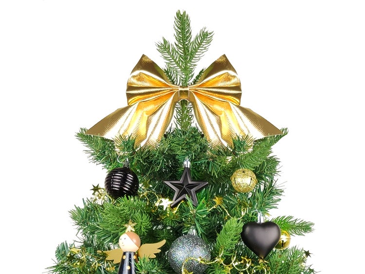 Dekorierter künstlicher Weihnachtsbaum NIGHT SKY 60 cm mit LED-Beleuchtung IN FLOWER