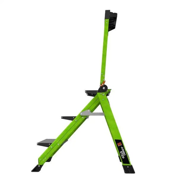 Little Giant Jumbo Step Trittleiter mit Sicherheitsbügel und rutschfesten Stufen