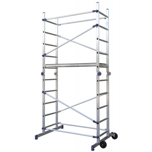 Rollgerüst aus Aluminium mit Plattform