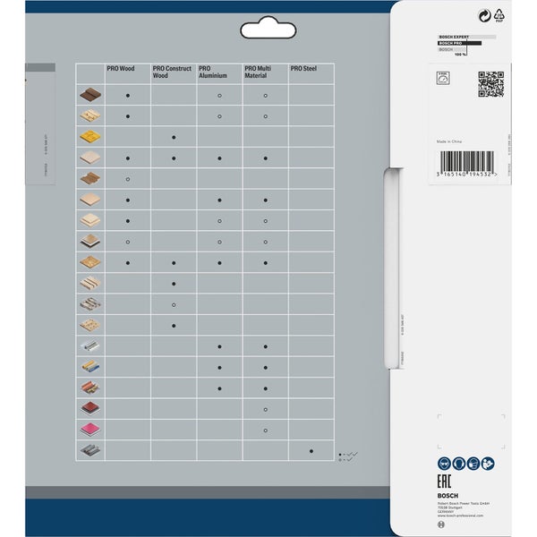 Bosch PRO Wood Kreissägeblatt 250 x 3,2 x 30 mm - 2608640665
