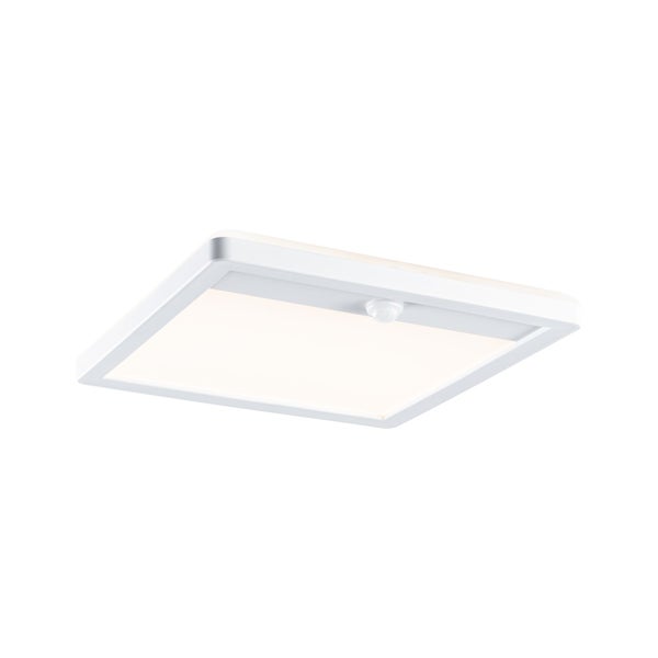 LED Außenpanel Lamina Backlight Dämmerungsgesteuerter Bewegungsmelder (IR) insektenfreundlich IP44 eckig 250x47mm Tunable Warm 14W 920lm 230V Weiß Kunststoff