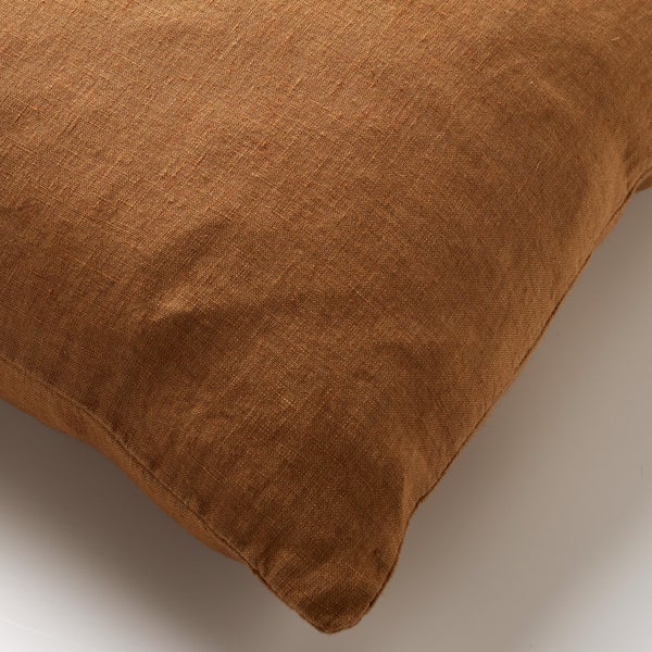 Linn Dekokissen - Unifarben 45x45 cm, Braun