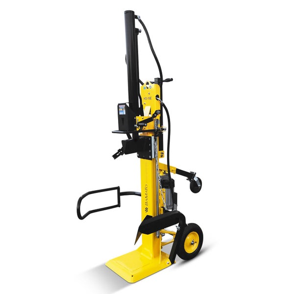 BAMATO Holzspalter HO-16E mit Elektroantrieb für sicheres und effizientes Spalten von Meterholz