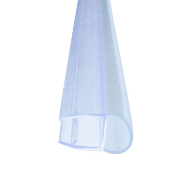 Duschdichtung aus Kunststoff für Glastüren mit Wasserabweisprofil.