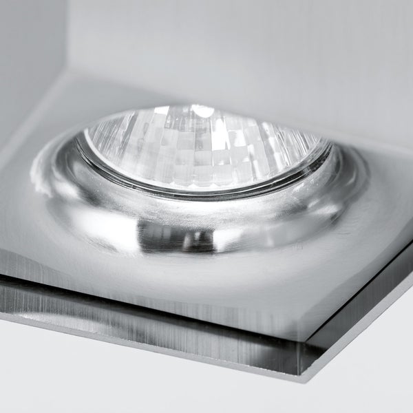 Aufbaustrahler Spot Starlight 1-flammig GU10 Eckig Satin – LED Spot Deckenleuchte