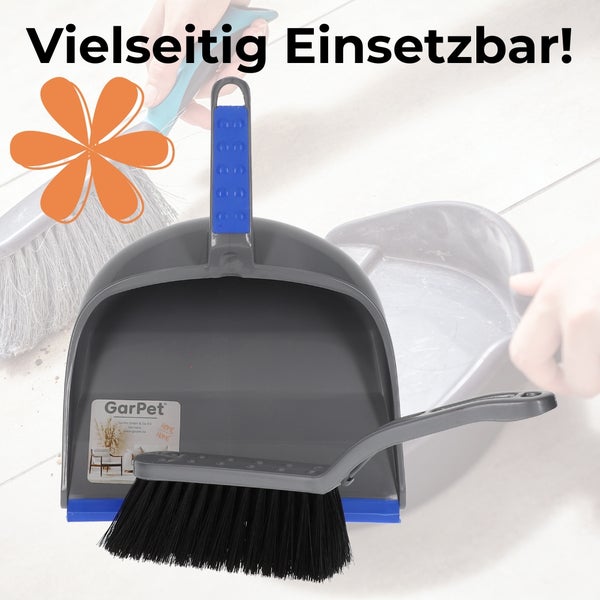 Kehrschaufel Set Kehrset Handfeger und Schaufel Besen und Kehrschaufel Set Kehrschaufel Schaufel und Besen Set Handbesen Garnitur