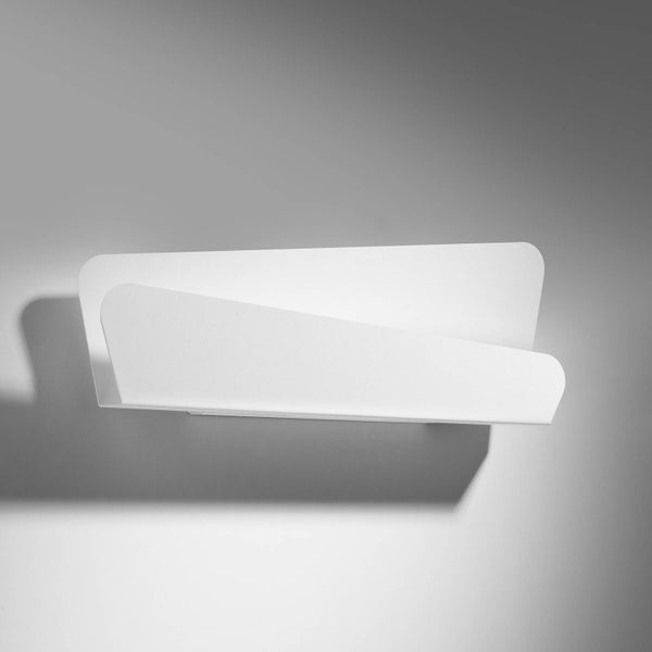 Euluna Wandleuchte, Wandlampe Innen Seraphine (Modern) in Weiß aus Metall (2 flammig G9) - Wandstrahler Wandbeleuchtung Schlafzimmer / Wohnzimmer Wohnzimmerleuchte