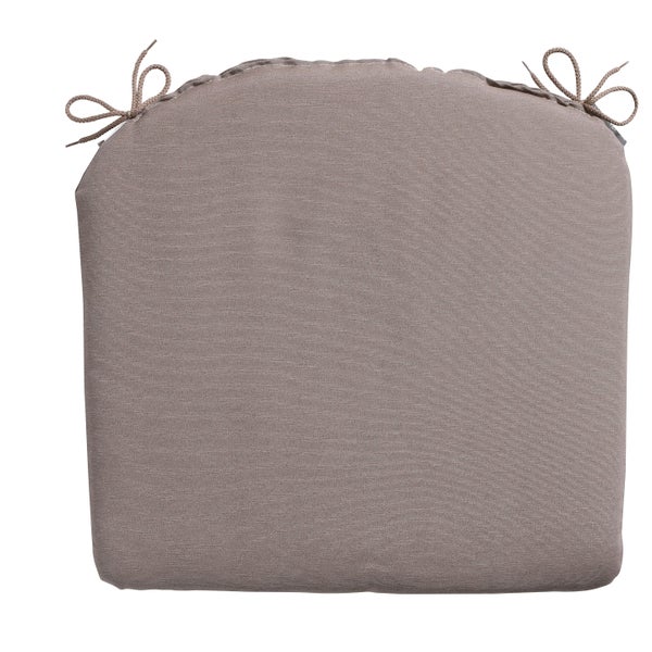 Sitzkissen Panama taupe - Ca. 46x48 cm - 4er-Set