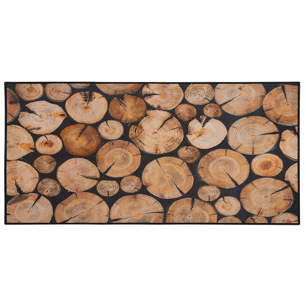 Teppich KARDERE Braun 80 x 150 cm