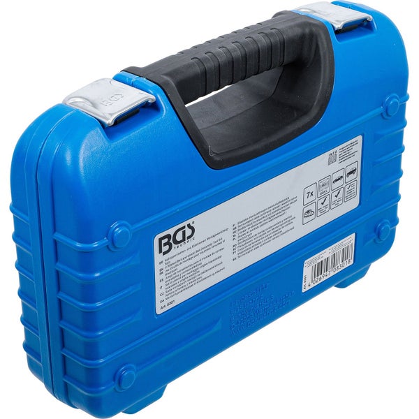 Blauer Werkzeugkoffer mit schwarzem Griff von BGS technic