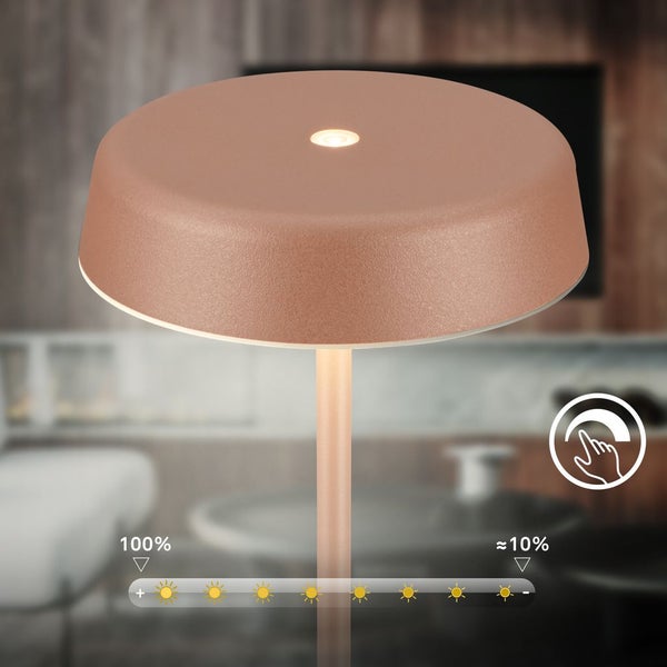 LED Tischlampe Akku LED Tischleuchte Kabellos Dimmbar Touch IP44 Outdoor
