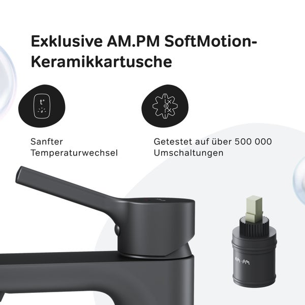 AM.PM SoftMotion Keramikkartusche für Armaturen mit sanfter Temperaturregelung und Langlebigkeit durch mehr als 500 000 getestete Umschaltungen.