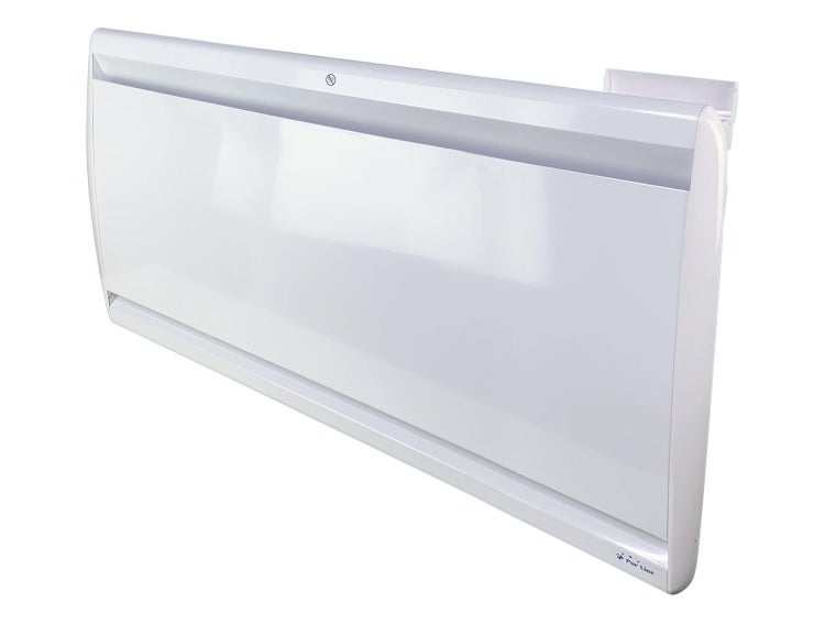 Weiße Elektroheizung zur Wandmontage