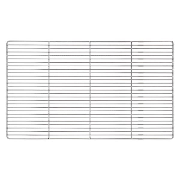 ECD Germany Rechteckiger Edelstahl Grillrost mit abnehmbaren Griffen 67 x 40 cm - robust & rostfrei - für Grillkamin Buschbeck Gasgrill Feuerschalen Feuerkorb - Edelstahlgrillrost Grill Rost Zubehör