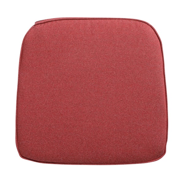 Sitzkissen Polyrattan Manchester rot - ca. 48x48 cm - 4er-Set