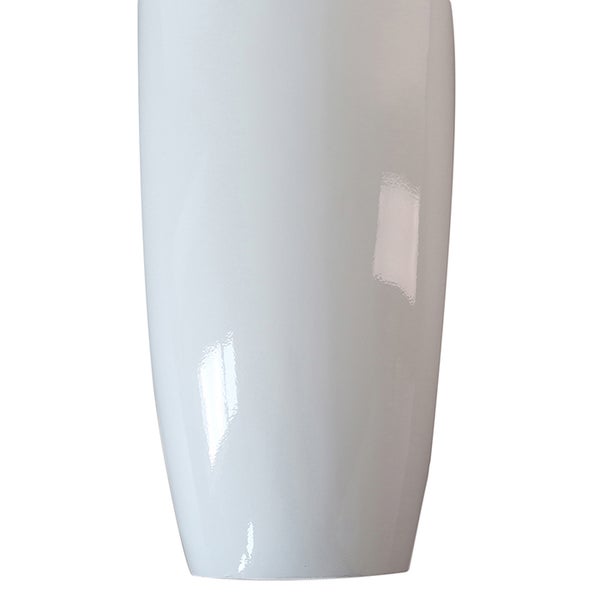 Übertopf XXL GILDE Übertöpfe Höhe 90cm weiß Fiberglas, Poly