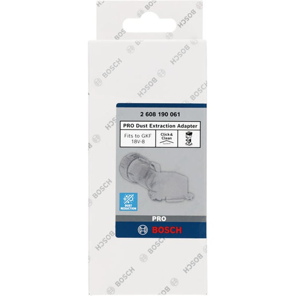 Bosch Staubabsaugadapter für GKF 18V-8