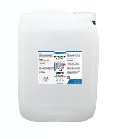 WEICON Lecksucher frostsicher|zum Auffinden von Rissen an Druckleitungen bis zu -15 °C|10 L|farblos, transparent