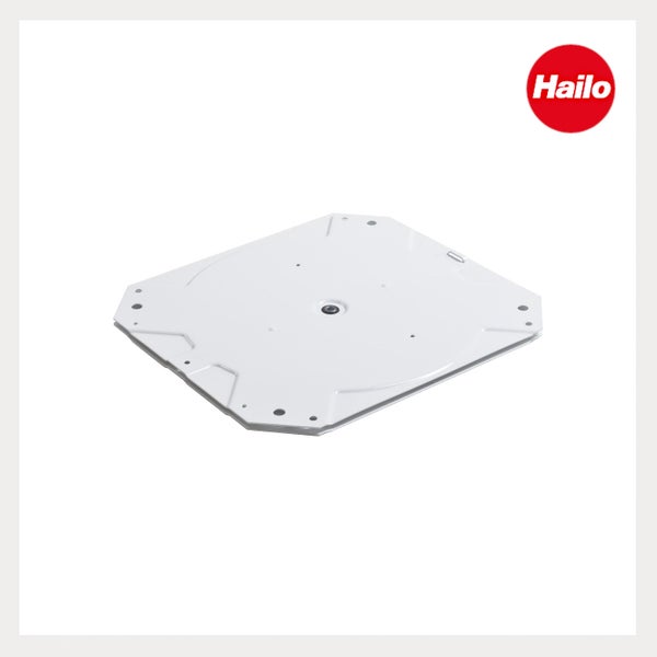 Hailo Systemdeckel aus Metall für Abfalltrennsysteme, Hailo Logo