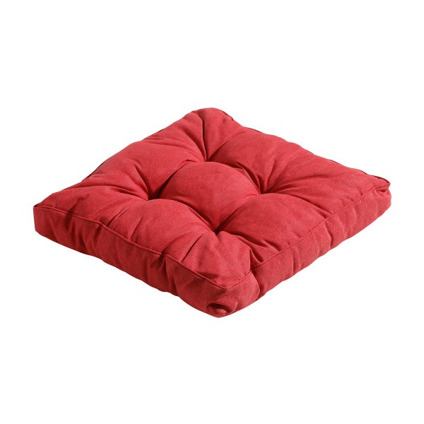 Sitzkissen Florance Panama ziegelrot - Ca. 47x47 cm - 4er-Set