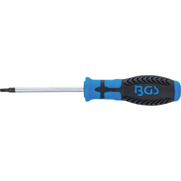 BGS Schraubendreher T-Profil (für Torx) mit Bohrung T15 Klingenlänge 80 mm - 7849-T15
