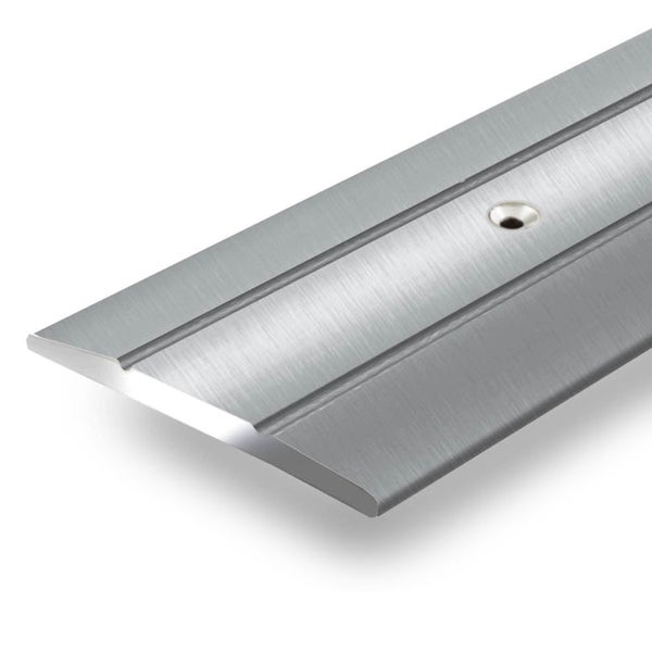 FLOORDIREKT Übergangsprofil Firm - Breite: 36 mm - Vorgebohrt - Silber - 90 cm