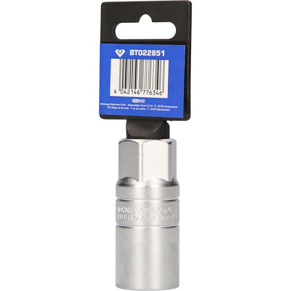 BRILLIANT TOOLS 1/2 Zündkerzen-Stecknuss 21 mm - BT022851