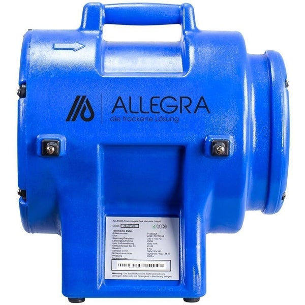 Allegra Estrich-Trockner zur Bautrocknung