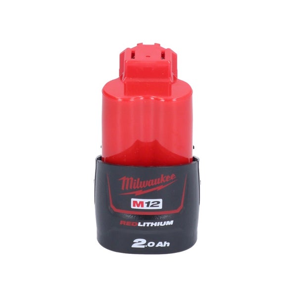 Milwaukee Akku M12 REDLITHIUM mit 2,0 Amperestunden Kapazität für Elektrowerkzeuge