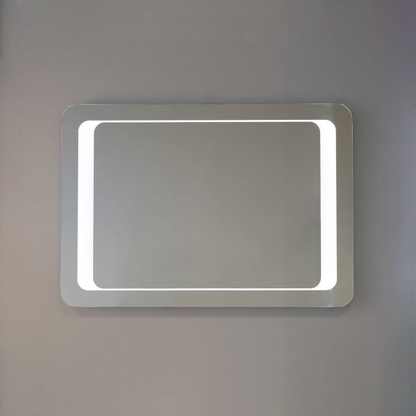 Spiegel 80x60cm reversibel mit LED Hintergrundbeleuchtung