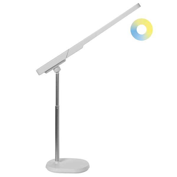 Stehleuchte mit verstellbarem Schaft und Kopf