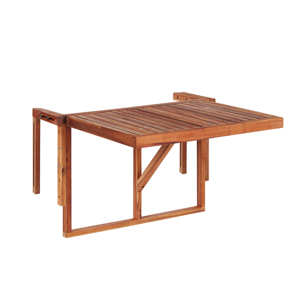 Balkontisch UDINE 70 cm 69 cm Akazienholz Braun